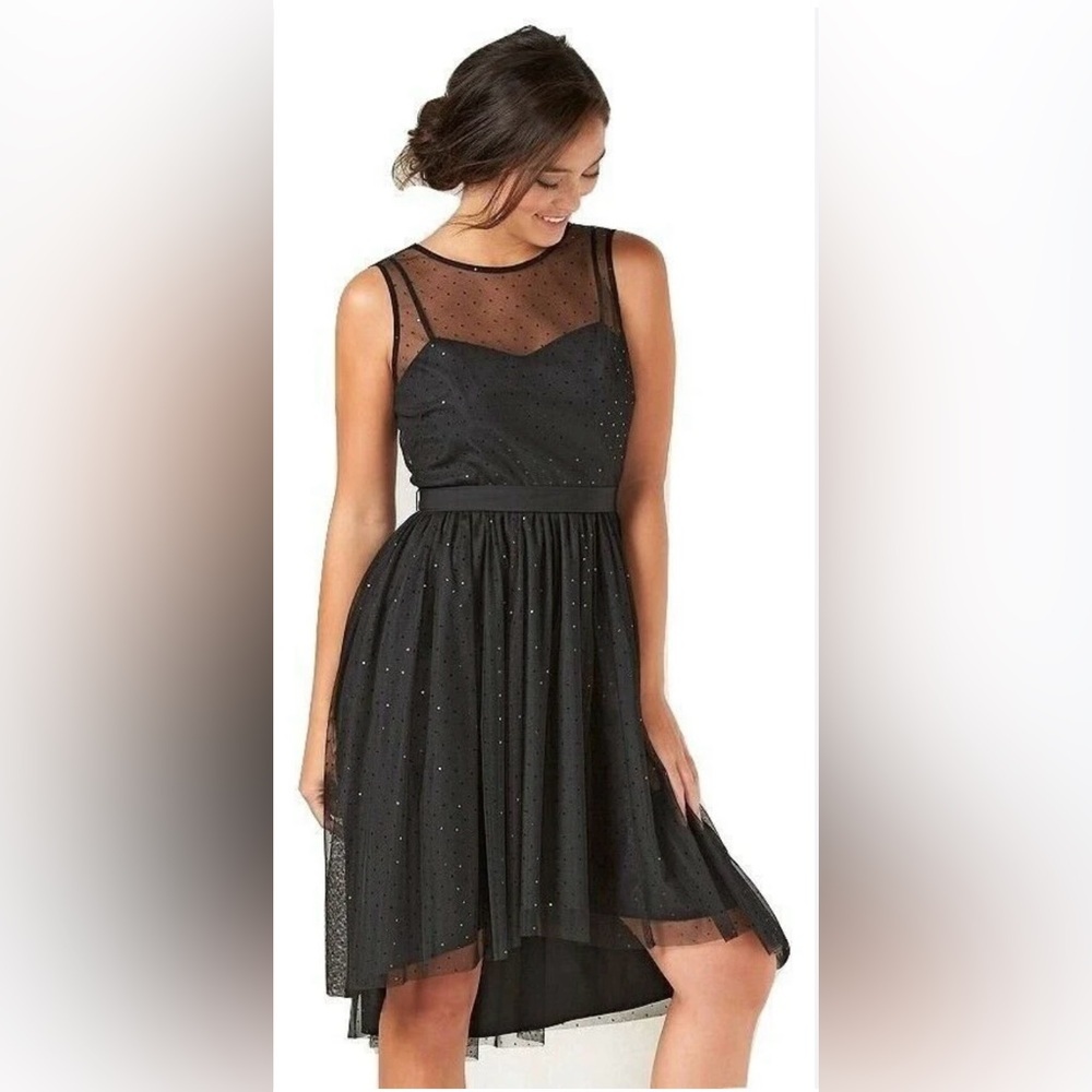 ⭐️Disney LC Lauren Conrad Snow White Black Glitter Tulle Dress⭐️ NWT